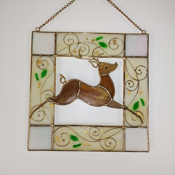 Other - Stained glass deer wall hanging